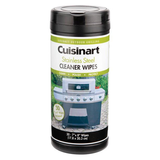 Cuisinart 30 Pack Stainless Steel Wipes Clean, Polish, and Protect