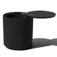 thumbnail image 1 of Mesa auxiliar Veradek Outdoor 2 en 1 negra con capacidad para 40 litros, 1 of 9