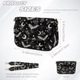 thumbnail image 7 of ZUXONGSY Bat Spider Web Moon Print Shoulder Bag for Women Fashion Crossbody Purse Casual Satchel with Adjustable Wide Strap for Shopping Working, 7 of 7