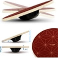 thumbnail image 5 of Yes4All Wooden Wobble Balance Board - 16 in Surface, for Exercise Balance Trainer - Cranberry, 5 of 8