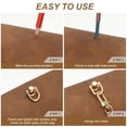thumbnail image 4 of Flat Purse Chain, 5 Pack Gold Chain Purse Strap Handbag Chains Crossbody Straps Extender with D-Rings for Tote Wallet Clutch Satchel Short Bag, 5 Size, 4 of 7