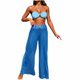 thumbnail image 2 of Traje de baño de 2 piezas para mujer, trajes de baño para mujer, traje de baño de color liso para mujer + bañador y bikini de moda con abertura, traje de baño de nailon para mujer, 2 of 5