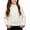 White, variant on StSilkitty Boys Girls Sweater Solid Color Long Sleeve Mock Neck Pullover Tops Fall Winter Loose Casual Warm Sweaters