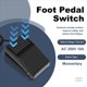 thumbnail image 5 of AC 250V 10A SPDT NO NC Antideslizante plastico de momentanea alimentacion Interruptor pedal Negro, 5 of 5