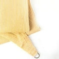 thumbnail image 4 of Beige Sun Shade Sail Right Triangle Canopy Awning Shelter UV Block UV Rays Protection Outdoor, 4 of 7