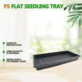 thumbnail image 2 of Reusable Heavy Duty Starting Trays with No Drainage Holes Extra Strength Propagation Trays for Germination, Indoor Gardening, Seedling Flats, and Fodder Growth (4PCS,21.26 x 11.02 Inches), 2 of 7