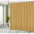 thumbnail image 4 of Ambesonne Halloween Shower Curtain, Pumpkins Candy Corns Art, 69"Wx84"L, Pale Brown and Hunter Green, 4 of 4