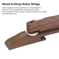 thumbnail image 3 of Guitar Bridge Accessory, Rosewood Lifting Guitar Bridge  For Replacement, 3 of 8