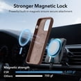 thumbnail image 3 of Funda ESR para iPhone 15 con carga magnética MagSafe, color marrón, 3 of 7