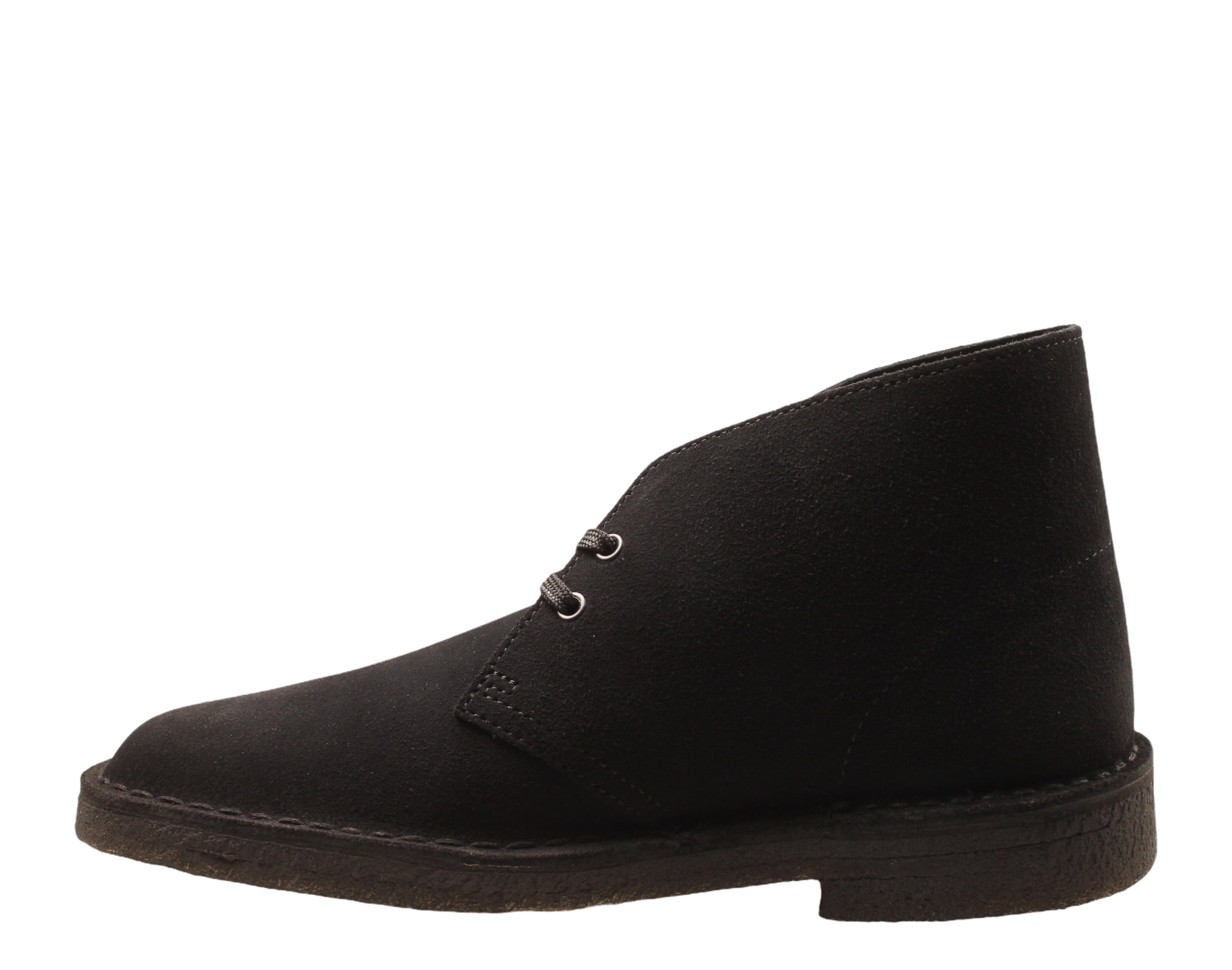 Clarks Black Suede Chukka Boots Clarks Originals Desert Boot | Black Suede | US Stockists main image 3