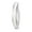 White, variant on 14G 925 Sterling Silver Reverse Curved Belly Rings Opal Navel Piercing Simple Belly Button Ring