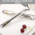 thumbnail image 7 of 6 Pcs Mini Ice Mini For Food - Sweet Tongs For Pick Mix - Small Portable Tongs For Food, Sweets, Bread, Cake, Appetizers, Tea, Coffee, Kitchen, Wedding Party, 7 of 7