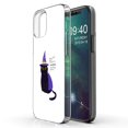 thumbnail image 1 of TalkingCase Slim Phone Case Compatible for Apple iPhone 12 Pro MAX, Witch Cat Print, Lightweight,Flexible,Soft, USA, 1 of 7