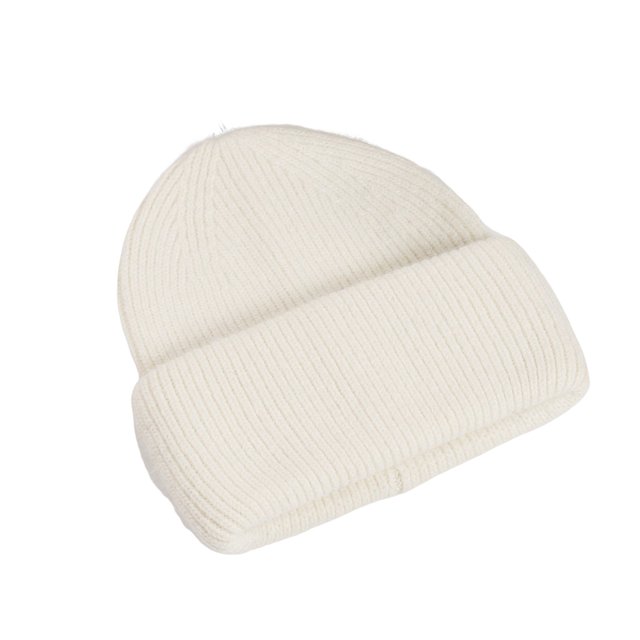 Minnieouse Gorros de punto de otoño Unisex para hombre y mujer, gorro de mantenimiento del calor portátil, gorros cálidos de moda gruesos para fiestas Sombreros Blanco Minnieouse AP013305-04