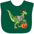 thumbnail image 3 of Inktastic Trick or Treat Franken-Raptor Boys or Girls Baby Bib, 3 of 4