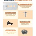 thumbnail image 3 of IWIWE DD98-01051C Dishwasher Installation Bracket kit Compatible with Samsung (2 Pack), 3 of 8
