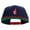 Navy Red, variant on Number 1 Foam Finger Embroidered Wool Blend 2 Tone Classic Snapback - Natural Black OSFM