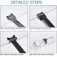 thumbnail image 1 of 100 Uds. Lazos de sujeción lazos de cordón ajustables reutilizables para correa de gestión de cables ShuxiuWang 9024735542698, 1 of 1