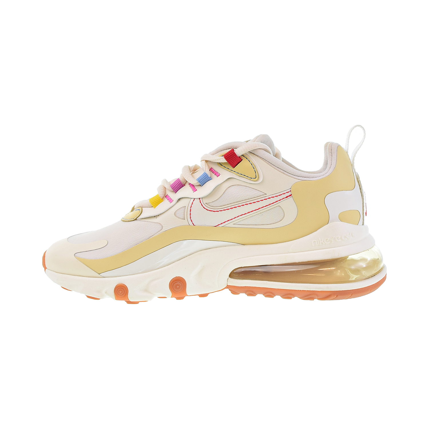 Nike Air Max 270 React Women's Shoes Pale Ivory-Sail-Pale Vanilla cq0208-101 - image 4 of 6