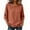 Orange, variant on Women Linen Cotton Blouses Casual Ethnic Vacation Holiday Tops Round Neck 3/4 Sleeve Asymmetric Curved Hem Loose Comfy Solid Button Blouse, White L
