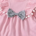 thumbnail image 7 of Auroural Everyday Kids Outfits Sets 2-Piece Sets 3T Girls Clothes Sets Children's Solid Color Round Neck Long Sleeves Top And Trousers Two-piece Set For Kids, 7 of 7