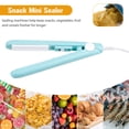 thumbnail image 4 of Mini sellador de bolsas, sellador de alimentos al vacío de mano, resellador de calefacción eléctrica (azul EE. UU.) Hugtrwg Libre de BPA, 4 of 6