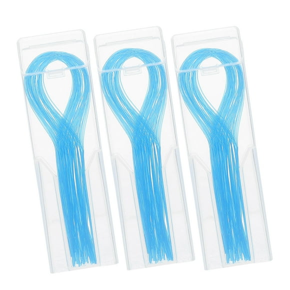 MERRYHAPY 150Ud Pasahilos Portátiles En Nylon Azul Para Limpieza Bajo Y Prótesis