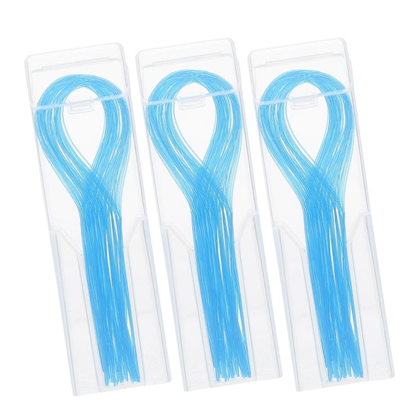 MERRYHAPY 150Ud Pasahilos Portátiles En Nylon Azul Para Limpieza Bajo Y Prótesis
