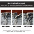 18pcs Pants Button Extender, Waist Extenders for Pants for Men Women