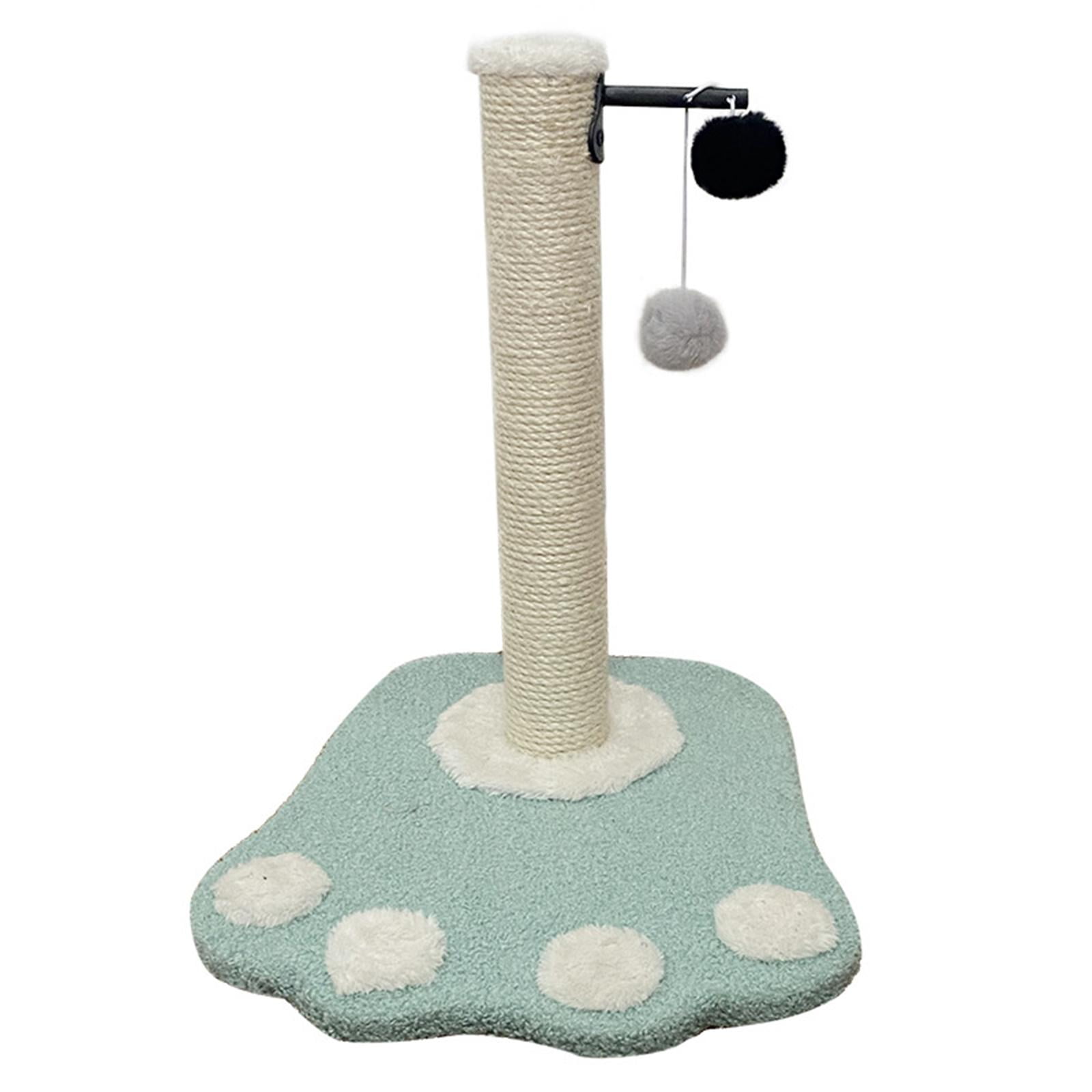 EHJRE Funny Cat post for scratching Scratcher Sisal Activity Centre Kitten W/ Balls Cats Climbing Shelf for Training Grind Claw Pet Supplies , Green