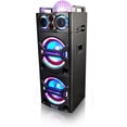 thumbnail image 2 of Pyle PSUFM1043BT Portable Bluetooth Speaker System with Flashing Party Lights, 2 of 7