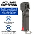 thumbnail image 4 of Mace Brand PepperGard Pepper Spray, Max Strength OC Pepper Formula with UV Detection Dye & Key Chain, Black (1-Pk), 4 of 17