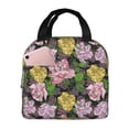thumbnail image 1 of Fotbe Colorful Roses Bolsa Térmica con Estampado y Forro de Aluminio Grueso Bolsa de Almuerzo con Bolsillo Frontal para Hombres y Mujeres, Ideal para Trabajo, Escuela, 1 of 8