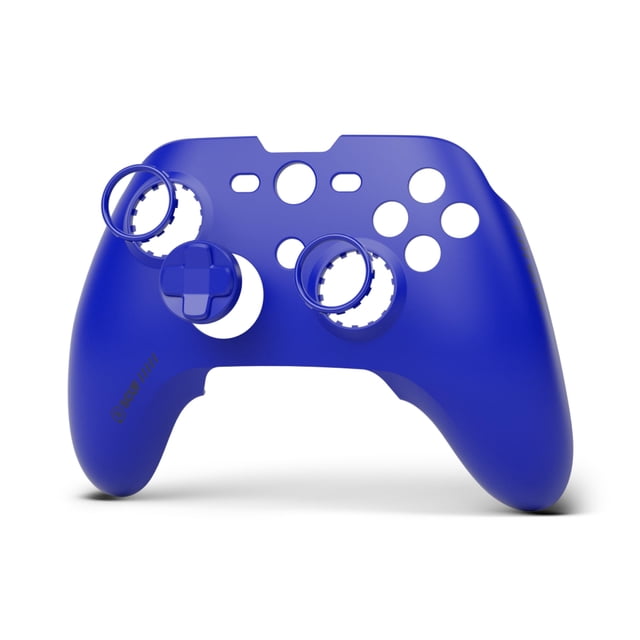 Kit de cubierta frontal extraíble para el controlador SCUF Valor PRO. Fijación magnética y anillos antifricción. Azul.