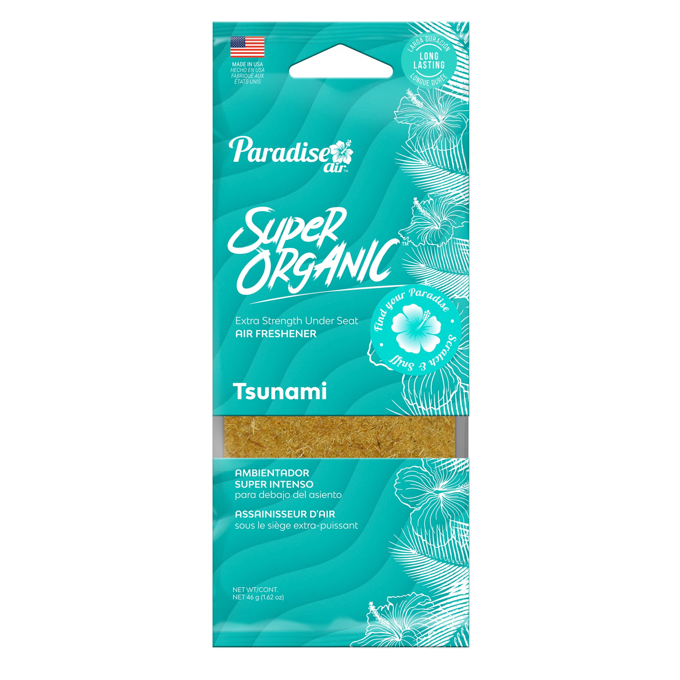 2 pack) Paradise Air Super Organic Extra Strength Air Freshener