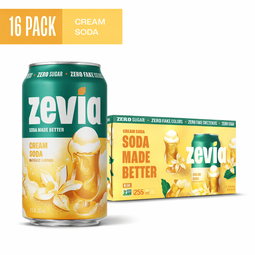 Zevia, Zero Calorie Soda, Lemon Lime Twist, 12 fl oz (24 Pack