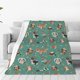 thumbnail image 1 of Balery Veterinary Clinics Manta de Felpa Suave y Acogedora – Cobija de Franela Aterciopelada para Cama, Lavable y Cálida para Sofá, Mascotas, Transpirable-40"x30", 1 of 7