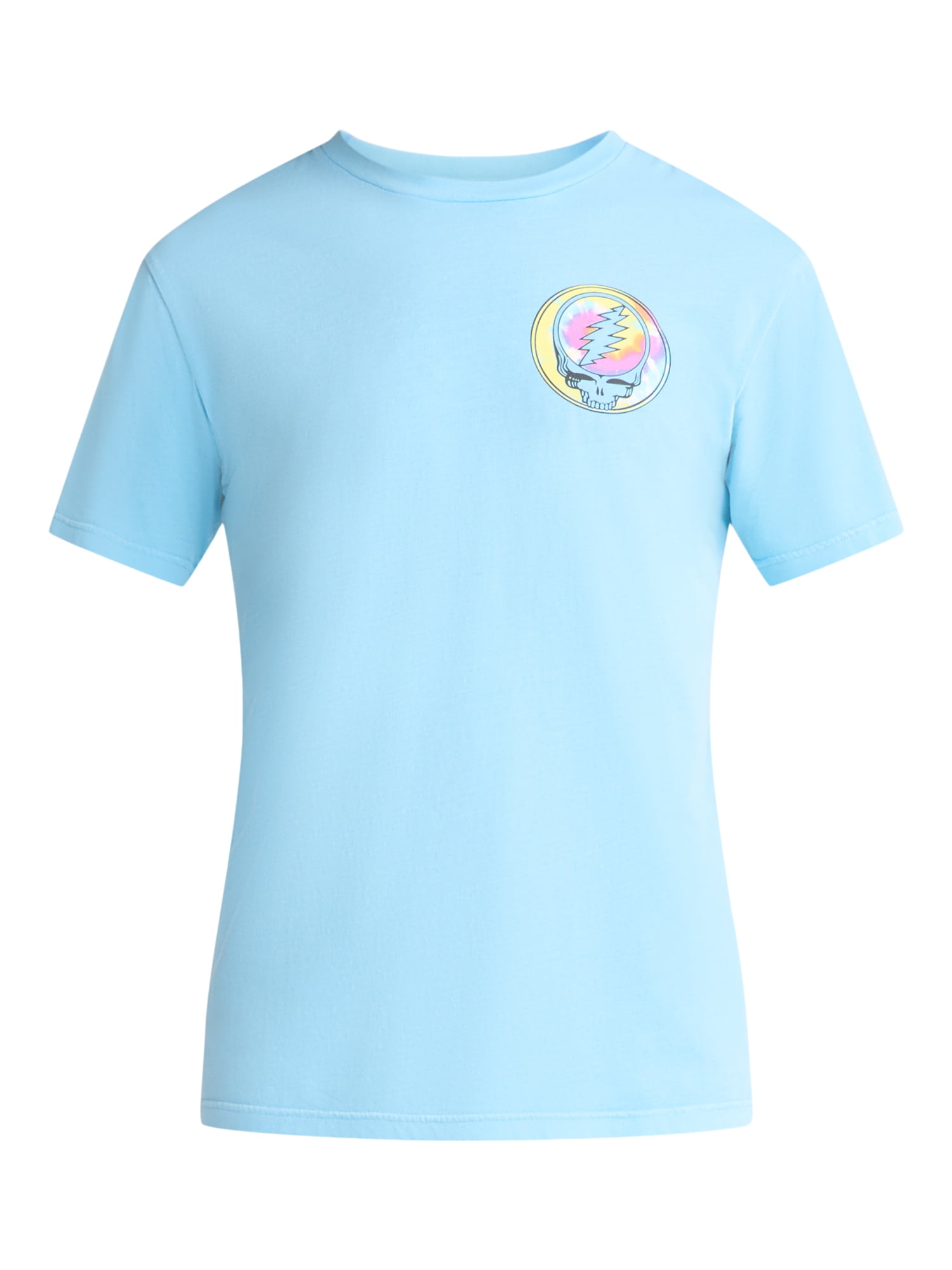 Grateful Dead Men's and Big Men's Rainbow Skull Graphic Tee, Sizes S-3XL