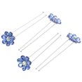 thumbnail image 4 of WHAMVOX  4 Pcs Bridal Shower Decorations Hair Pins Rhinestone Hairpin Women's, 4 of 8