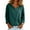 Dark Green, variant on Women's Plus Size V Neck Cotton Linen Shirts Long Sleeve Fashion Blouse Loose Fit Casual Solid Color Work Pullover Tops, Light Brown, Size 2XL