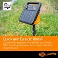 thumbnail image 5 of Gallagher Portable Solar Electric Fence Energizer with Solar Battery, Black, 5 of 8