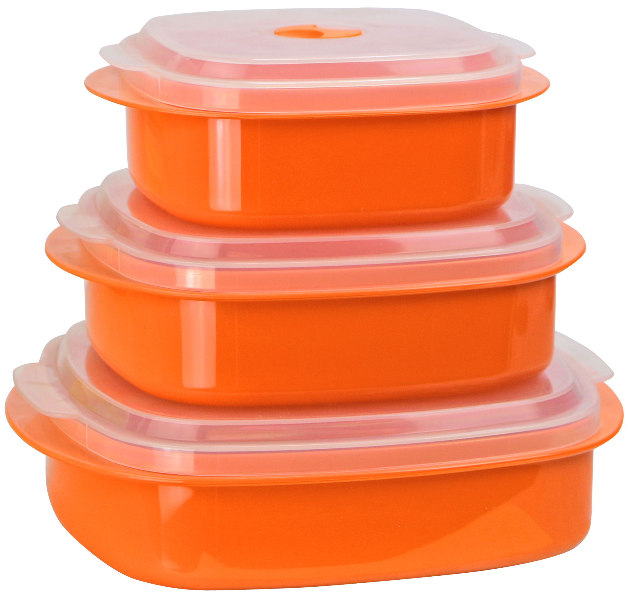 Calypso Basics, Microwave Cookware/ Storage Set, Orange
