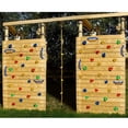 thumbnail image 3 of Rainbow Craft DIY Monkey Rock Climbing Holds Set Buddles of 20Pc with 2Pc Handles and 2.4m Knotted R multicolor, 3 of 7