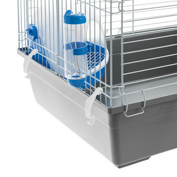 Tineasur 20Pcs White Hamster Cage Side Latches Easy Install Small Animal Cage Buckle Clips