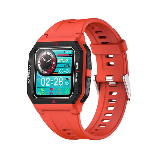 Smartwatch 1.3 Inch IPS Screen, IP68 Waterproof Fitness Tracker with Multiple Sports Modes, Message Reminder, Long Battery Life Smart Watch for Daily Wear and Outdoor Sports