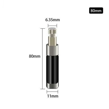 

BCLONG 1Pc 1/4 Hex Shank 80/120/140Mm Quick Release Magnetic Screwdriver Bit Holder