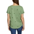 thumbnail image 2 of Vintage America Women's Bees Embroidered Relaxed Fit Tee Lightweight Cotton Blend T-Shirt, 2 of 6
