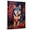 Alaskan Klee Kai, variant on Plott Hound Dog Canvas Starry Night Van Gogh Inspired Arts Large Abstract Oil Paintings On Canvas Wall Artwork For Living Room Decorations