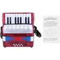thumbnail image 4 of 17 Key 8 Bass Entry Level Accordion, Beginner Accordion Piano Accordion Instrument Accordion for Beginners Adults with Adjustable Shoulder Strap$$Music, 4 of 9