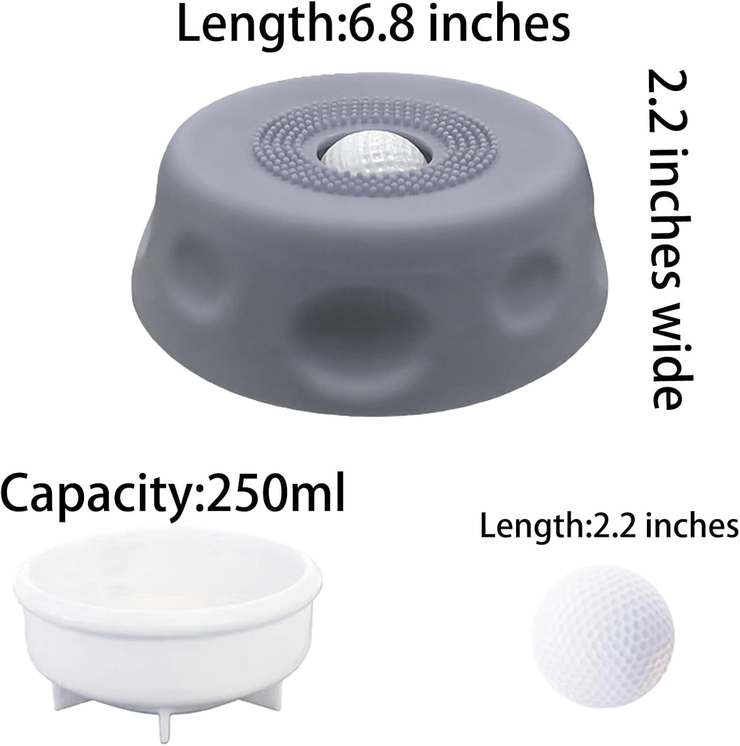 HZMSYQ Dog Lick Bowl with Ball,Dog Licking Bowl with Rolling Ball, Interactive Lick Bowl Anti-Slip Slow Feeder for Wet Food, Anti-Slip Bone Broth Dog Lick Bowl, Bone Broth Yogurt for Dogs and Cats